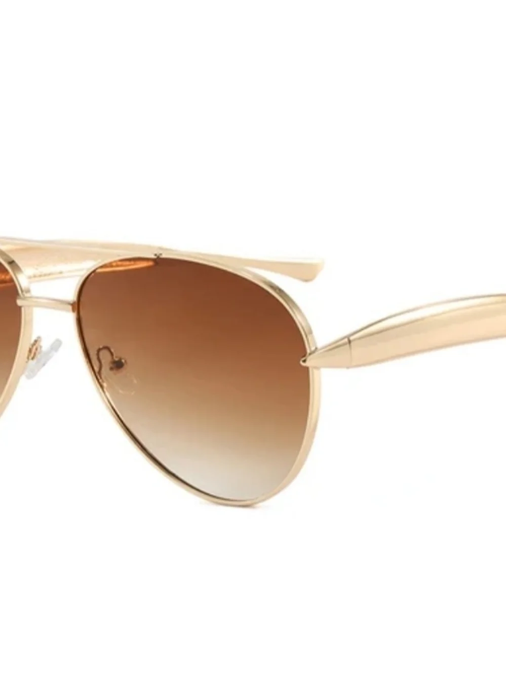 Luxury Aviator Sunglasses Gradient Lenses